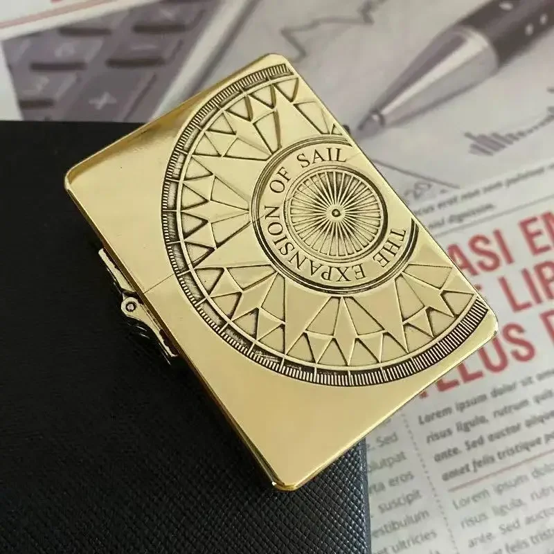 Armor Shield Zorro 915s verdikt diep gesneden diep origineel koper messing persoonlijkheid winddicht lichtere mannen cadeau roken