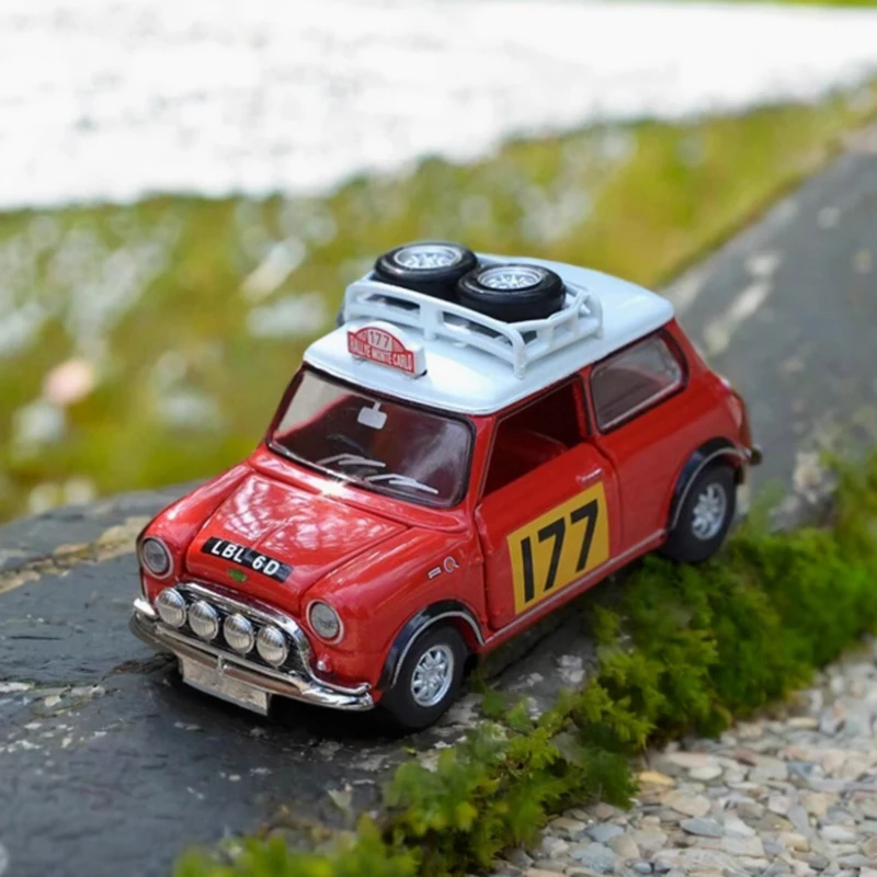 

Крошечная ралли Mini Cooper Mkl 1/50 # 177, модель автомобиля из сплава, орнамент, сувенир, коллекция, подарок для хобби
