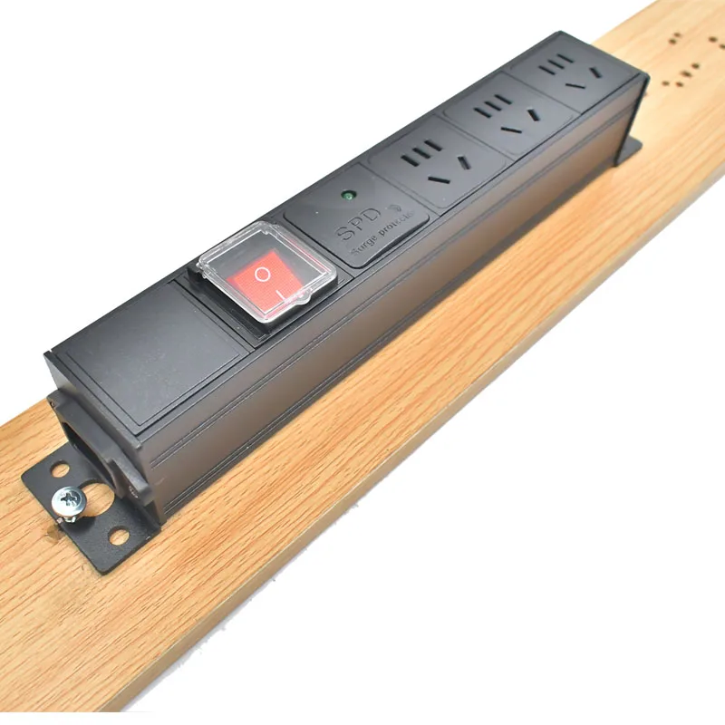 

STRIDER RUI Metope Настольная розетка Электрическая розетка PDU Удлинитель 1-9 AU/CN Розетка 16A 4000 Вт Защита от перенапряжения