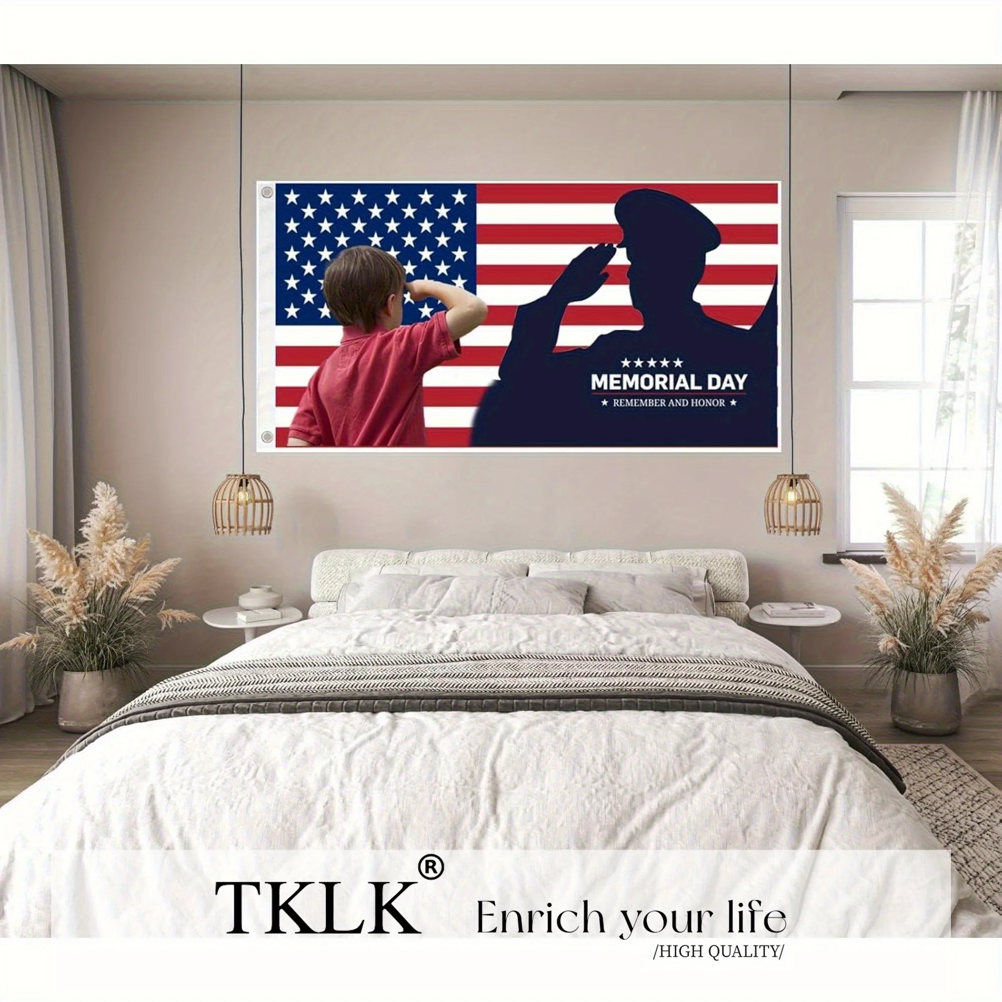 1 szt. Personalizowana Klasyczna Flaga Amerykańska w Kolorach Różowo-Czarnych, 90x150cm - Własny Tekst i Logo, Dekoracja Ogrodowa na Zewnątrz, Patriotyczna Dekoracja Ogrodowa