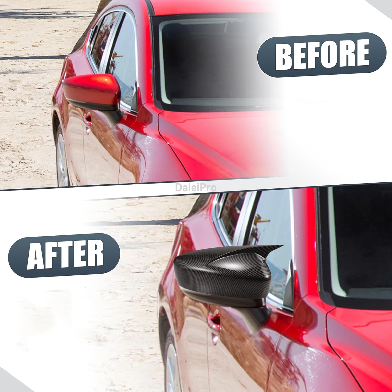 Für Mazda 3 2014-2018 2017 2016 2015 Axela Rückspiegelabdeckung Außenspiegel Dekorative Schale ABS Chrom Auto-Styling – Detail 2