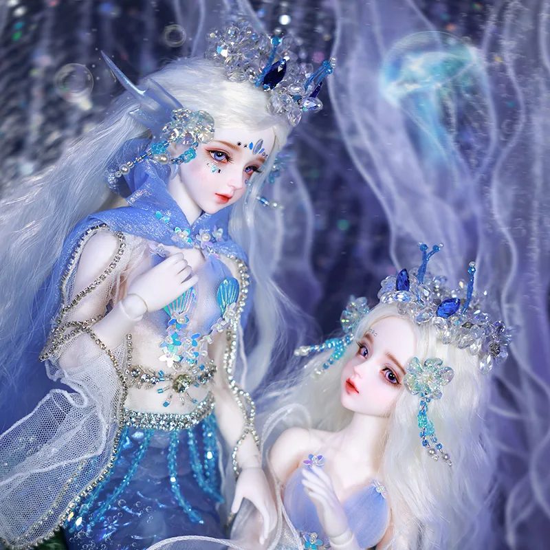 Fantasy Angel 1/4ไซเรน Mermaid ตุ๊กตา52ซม.ปลา BJD ของเล่นเรซิ่น FullSet DD MDD Msd Ball Jointed ตุ๊กตาอะนิเมะ Ball Jointed ตุ๊กตา