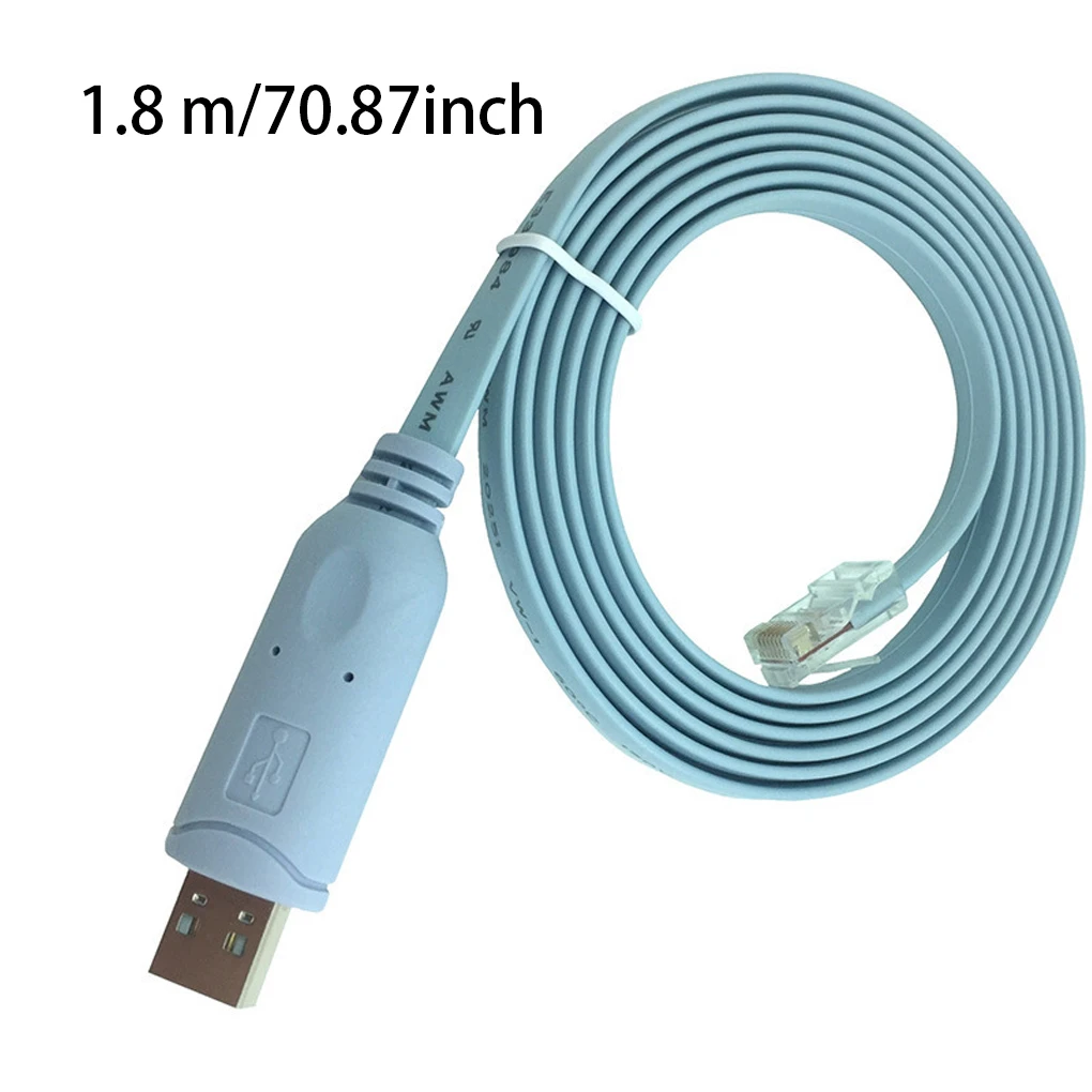 PVC USB Adapter Cable Portable Professional Fast Transmitting 1Mbps Router 1.8m Network Connector Cord Accessories