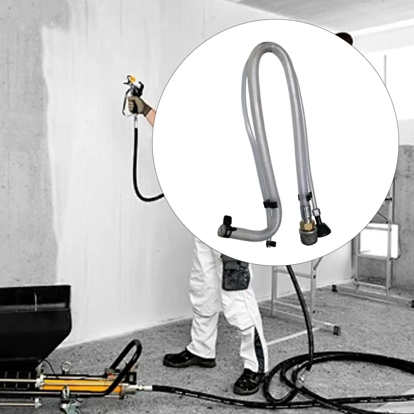 Suction Tube Kit Replacement Accessories Maintenance for Stand Model Paint Sprayer and for x5 Prox17 Easy Installation
