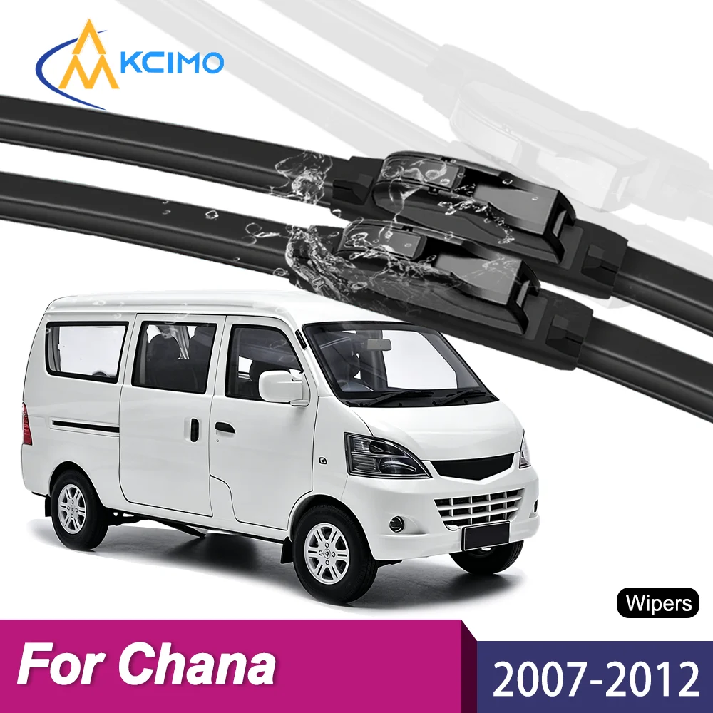 Upgrade Your Wiper System 2PCS Premium All-Season Rubber Blades For Chana Star 2 2007-2012 Long-Lasting Clear Vision Guaranteed