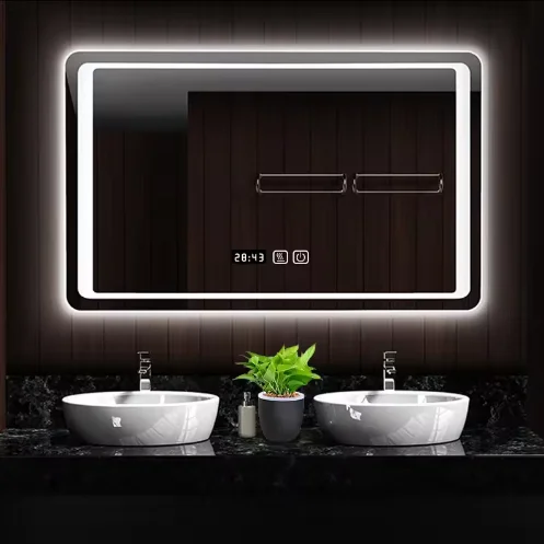 Hot Selling High Quality Rectangular Radar Sensor LED Smart Bathroom Mirror