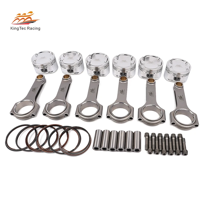 

Engine Spare Parts 2JZ Forged Pistons Connecting Rods Kit For Toyota 2JZ GTE Supra Mk4 Jza80 Performance Parts Tuning