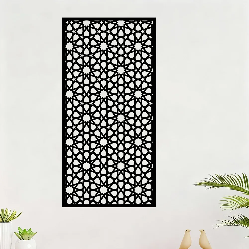 Weatherproof Boho Chic Metal Wall Art, Moroccan Style Decor, Perfect Holiday Gift for Indoor & Outdoor Use