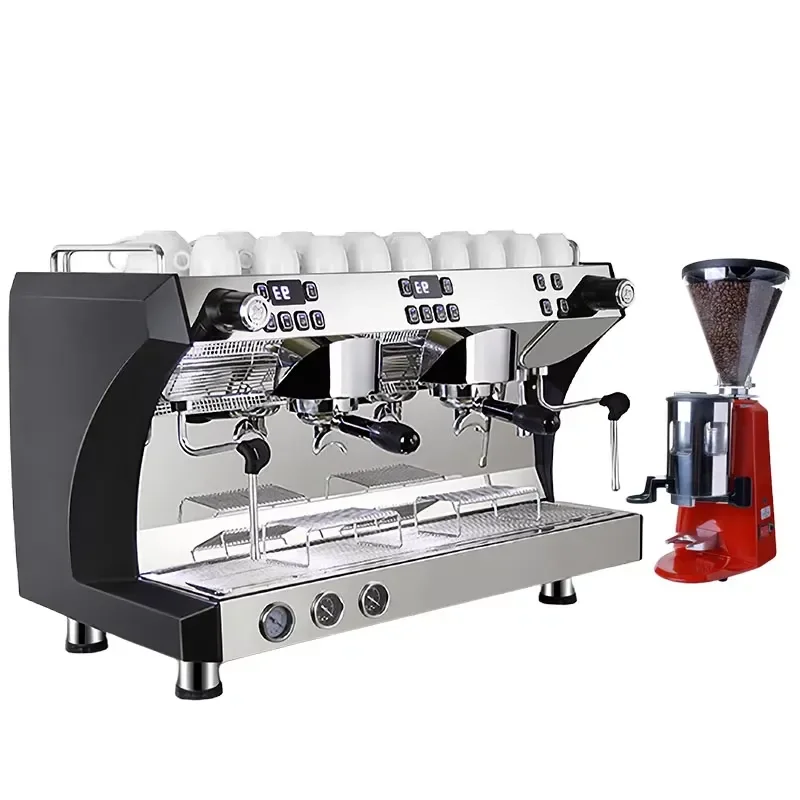 for Italian E61 Semi Automatic Commercial Espresso Coffee Machine Two Sets Professional Barista Equipment Made in China