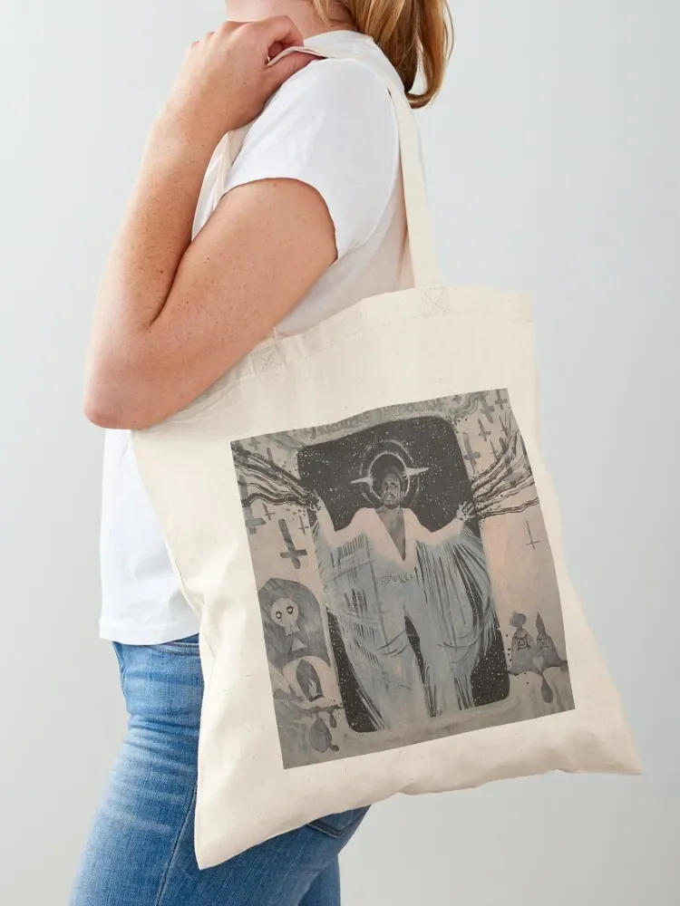 

Expressive Acrylic Painting of Carl Anderson as Judas Tote Bag Large bags for women Beach bag bags woman 2025 Women's handbag