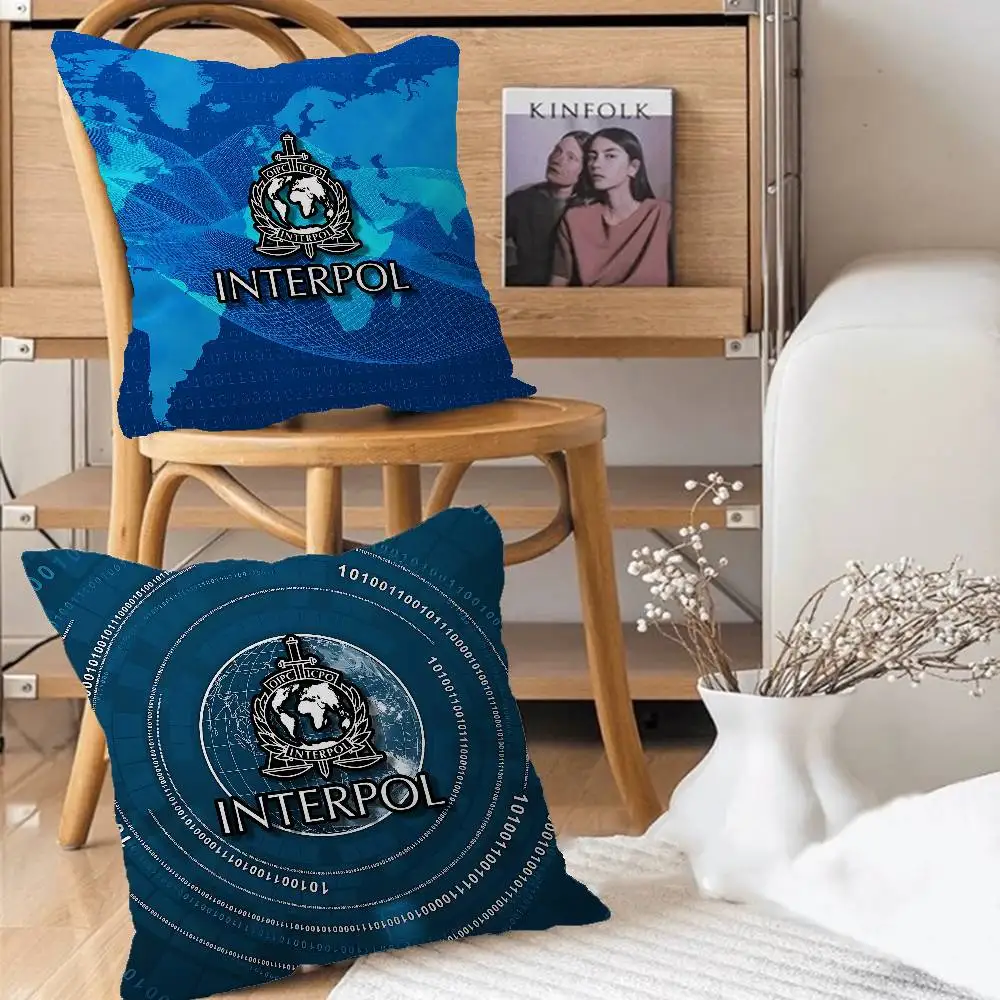 I-Interpols LOGO Personalized Pillow Cover Kids Bedroom Wild Party Decor Pillowcase Kid Birthday Shower Gift