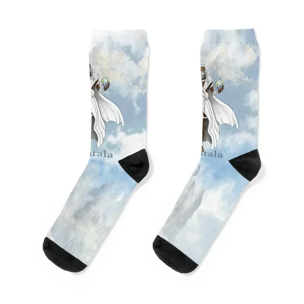 

Obatala the God of Creativity and Wisdom in the Yoruba Pantheon Socks heated winter thermal cycling Run Socks For Man Women's