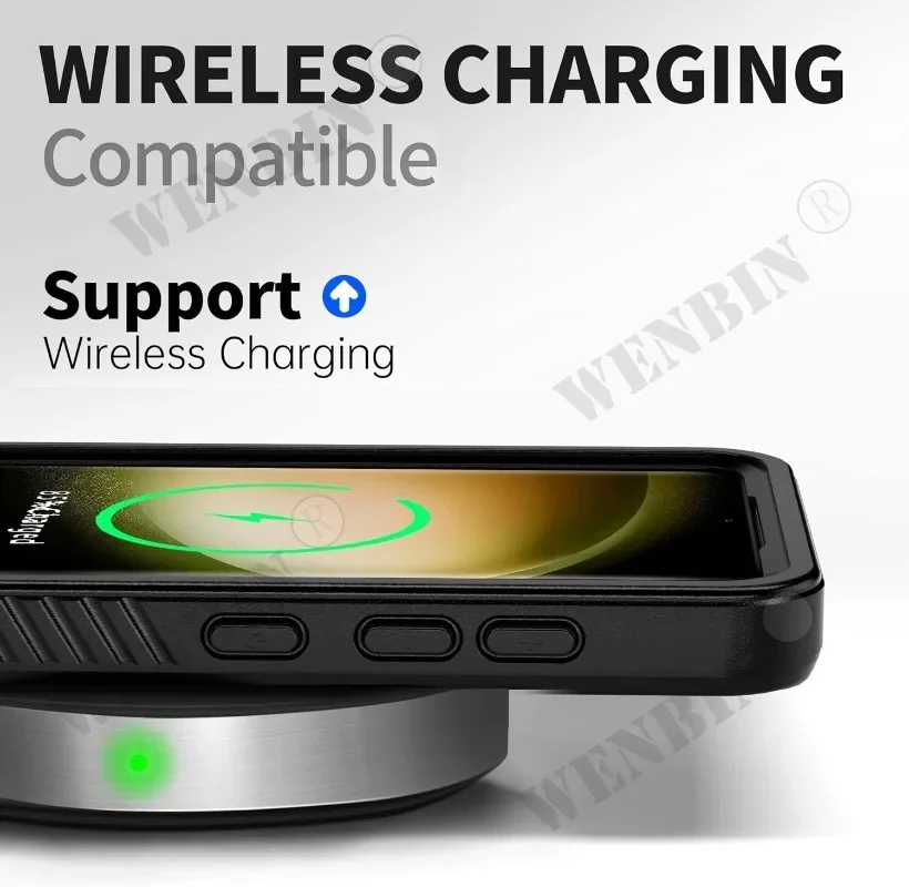 Luxury IP68 Waterproof Case For Samsung S24 Ultra Plus S21 S23 FE A54 A34 A24 A14 Full Body Rugged Transparent Underwater Cover