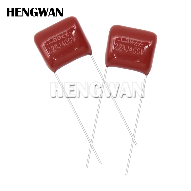 50pcs CBB Capacitor Assortment Kit 400V 10NF - 3.3UF 10values*5pcs Metallized Polyester Film Capacitance DIY