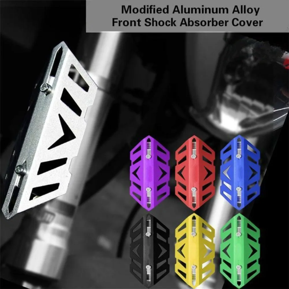 Aluminum Alloy Motorcycle Fork Guards Multi-function Durable Motorcycle Shock Absorber Solid Color Anti Scalding