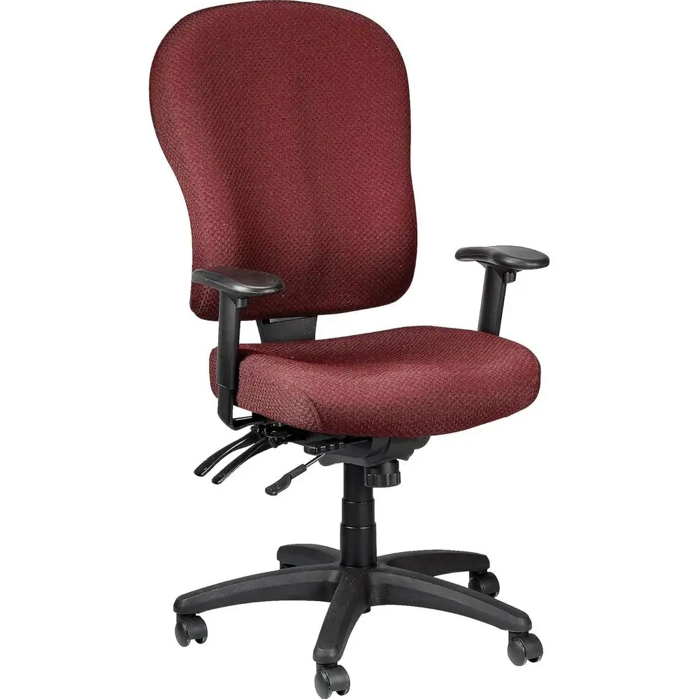 Ergonomic Fabric Swivel Chair with Cooling Gel and Bury Features