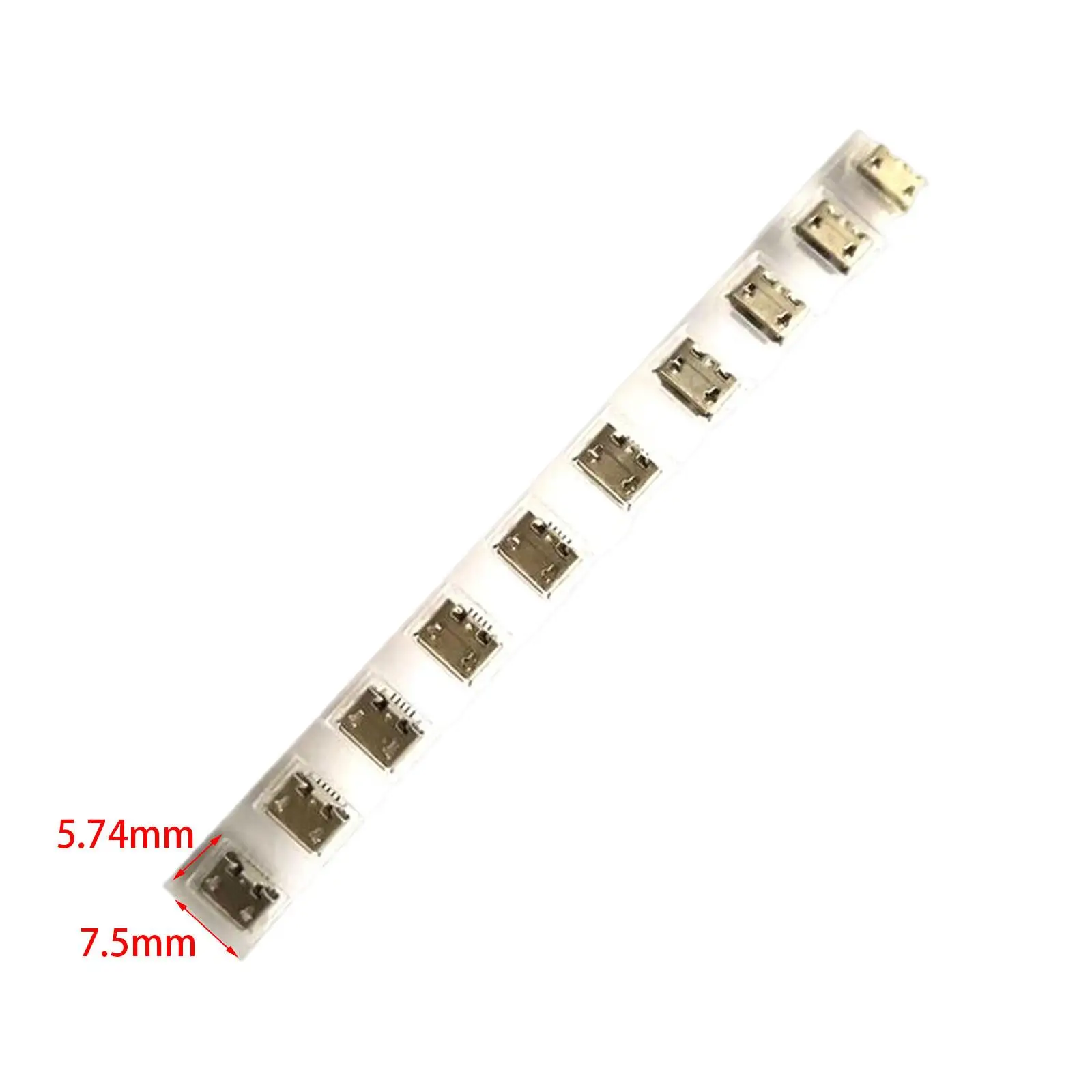 Microusb Socket Jack Connector Port Female Spare Parts DIY Accessory