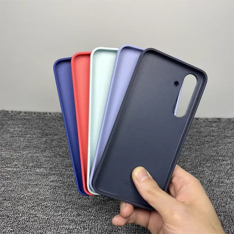 Оригинальный мягкий чехол для телефона из жидкого силикона для Samsung S25 Plus, силиконовый полный защитный противоударный чехол для Galaxy S25Plus S25 +