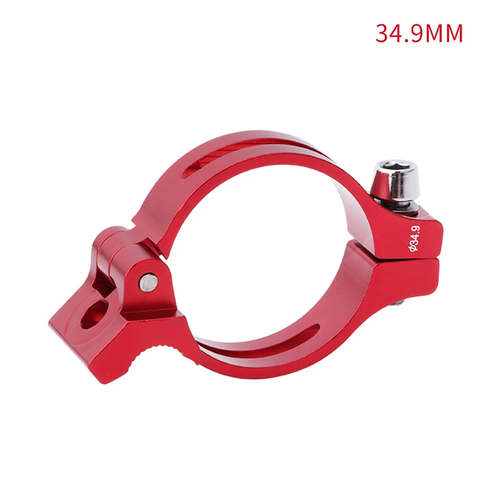 Wide Band Clamping for Secure Fit MTB Bicycle Front Derailleur Brazeon Clamp Adapter Aluminum Alloy 31 8 34 9mm