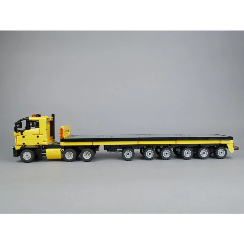 

MOC-163251 Cargo Flatbed Transport Truck Building Block Model 849 Parts Creative Birthday Toy Gift for Boys and Children