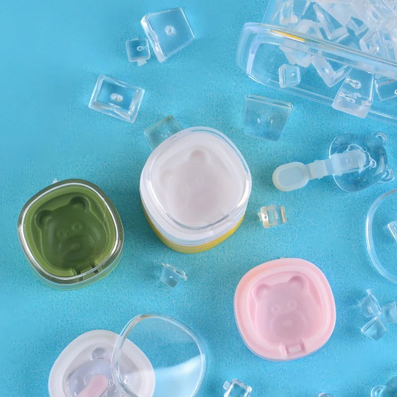 1 ensemble Miniature maison de poupée Simulation fabrication bâton de glace moule Mini ours bâton de glace modèle jouets pour poupée accessoires fille jouet