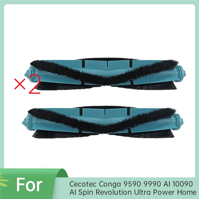 لماذا-2 قطعة الفرشاة الرئيسية ل Cecotec Conga 9590 9990 AI 10090 AI Spin Revolution Ultra Power ملحقات آلة كنس المنزل
