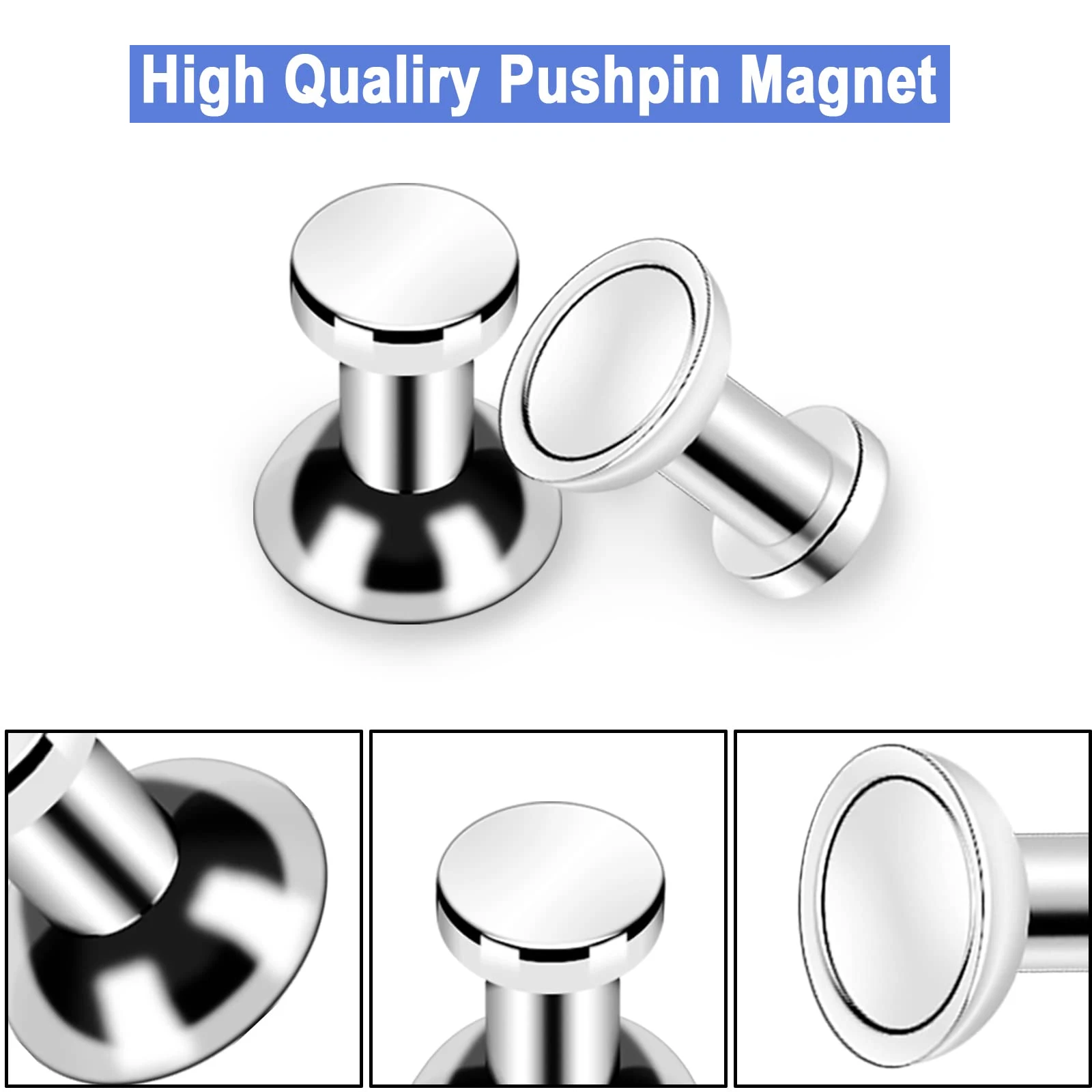 10pcs Push pin Office thumbtack Strong Neodymium Magnets Cones magnets Super Magnet pinboard  Chess Magnetic push pins