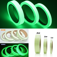 3m/5m Luminous Tape Dark Green Self-adhesive Tape Night Vision Glow In Dark Safety Warning Security Stage Home Decoration Tapes