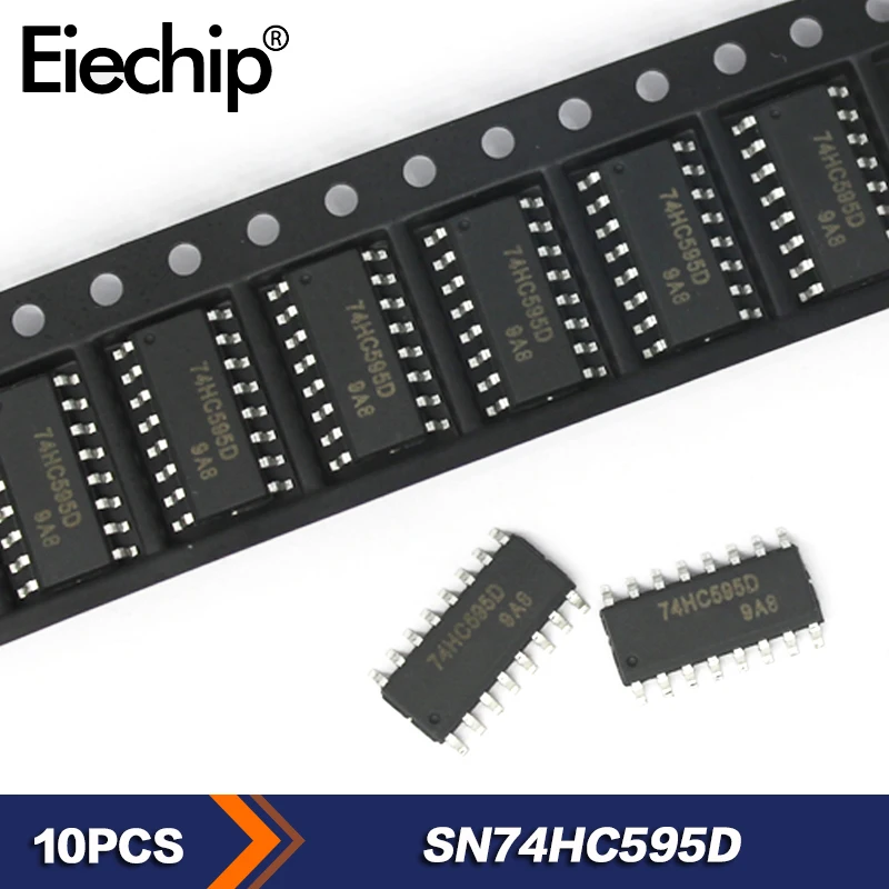 10PCS SN74HC595D 74HC595D SOP-16 New original logic ICs Integrated circuit shift register with output latches