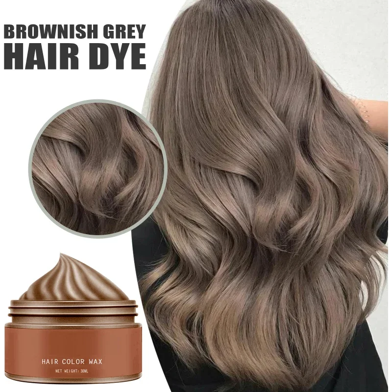 Temporary Hair Color Wax Coloring Styling Pomade Mild DIY White Covering Nourishing Hair Clay Strong Paste Gel Dye Cream Hair