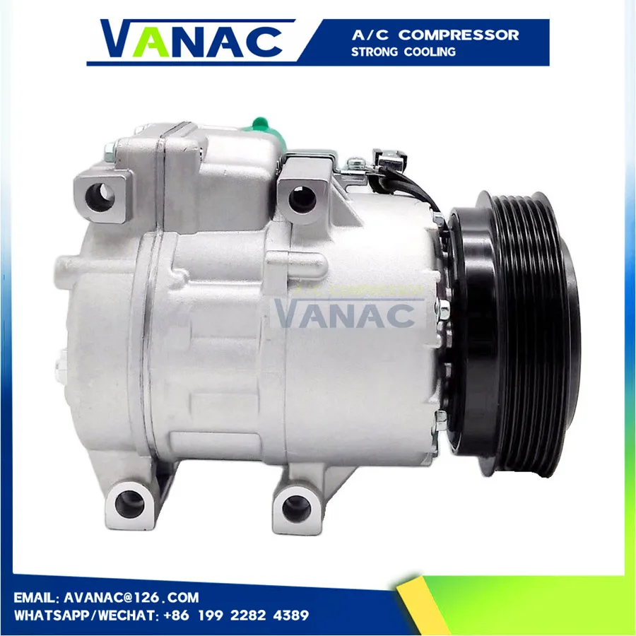 

Компрессор кондиционера VS18 для Hyundai 97701-3K720 F500MA5AB01 F500MA5AA01 Sonata L4 2.4L 2006-2008 97701-2B250 97701-2B200 97701-2B251