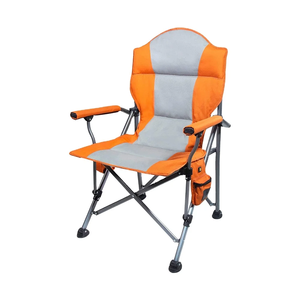 Manufacturer's Popular Outdoor Leisure Folding Beach Chairs Durable Oxford Fabric USB Heating Cupholder for Park Camping Hiking