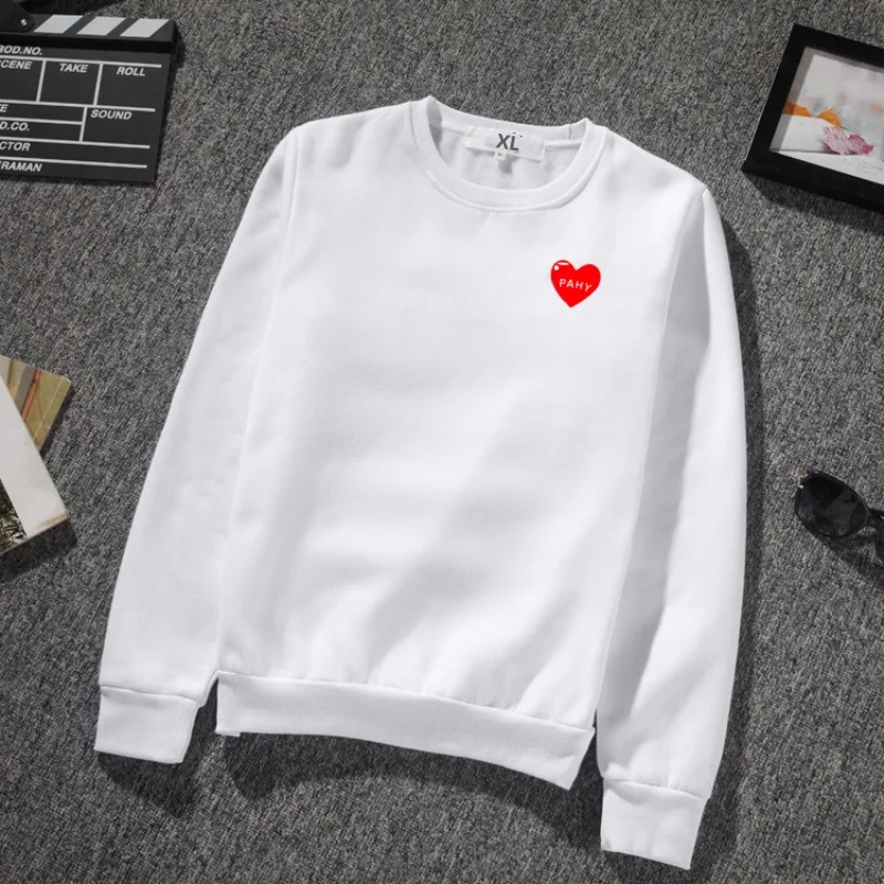 Trendy brand love PAHY autumn and winter tops for men and women loose casual embroidered new 2024 sweatshirts