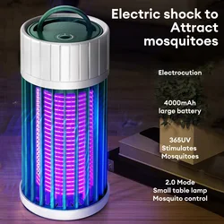 Portable Repellent Lamp Mosquito Killer USB Fly Zapper Insect Killer Repellent Electric Insect Killer Bedroom Anti Mosquito Trap