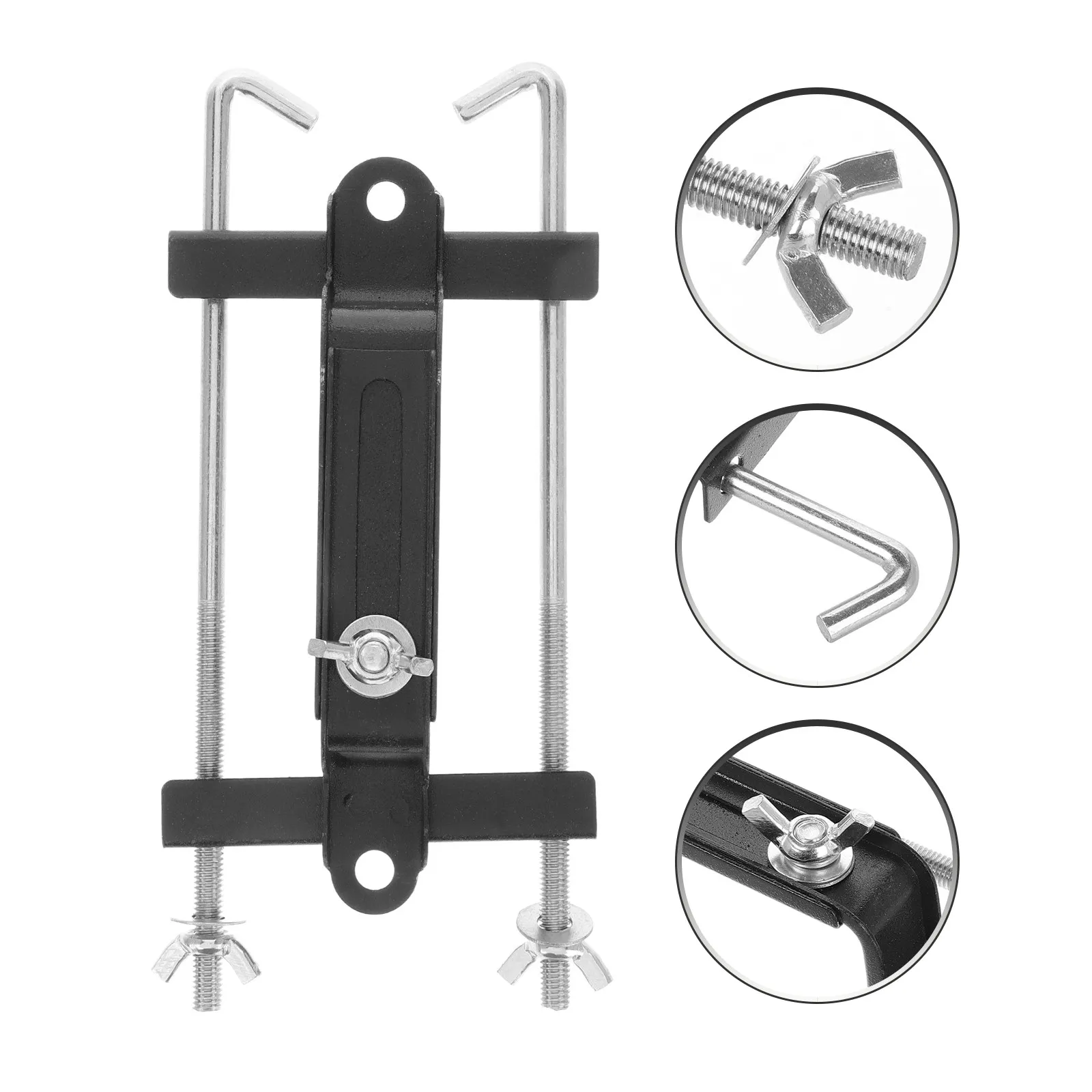 

Thickened Adjustable Auto Hold Down Bracket Metal Mount Car Support Universal Tie Down Kit Mount Bracket