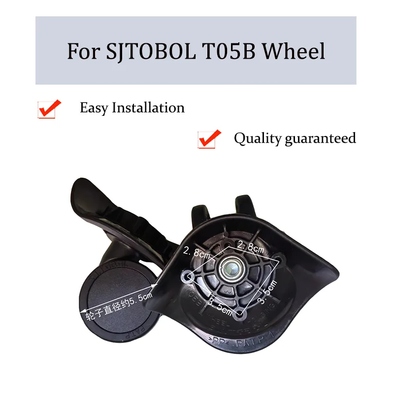 

Suitable For SJTOBOL T05B Universal Wheel Trolley Case Wheel Replacement Luggage Pulley Sliding Casters Wear-resistant Repair