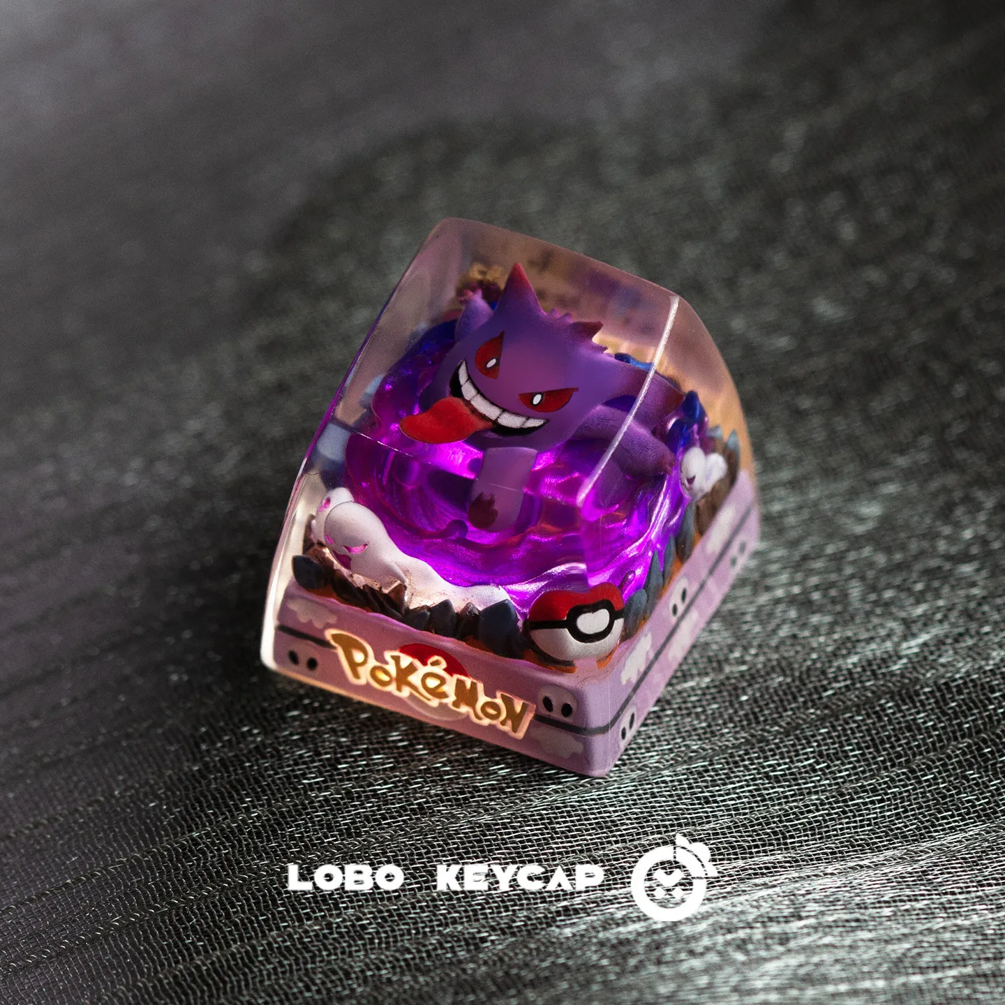 

Pokemon Keycap Snorlax Gengar Esc Replace Keycap Resin Kawaii Decor For Mechanical Keyboard Keycap Anime collect Model Toys Gift