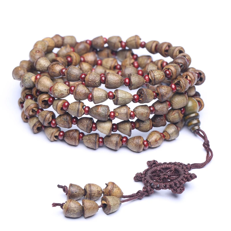 

Natural bodhi Bracelet 8mm-9mm 108 Eucalyptus beaded
