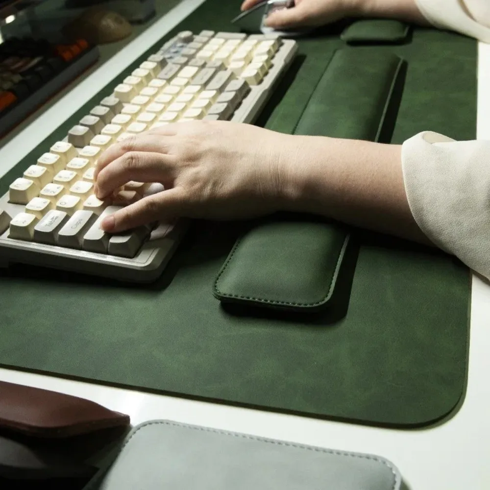 

Portable Waterproof Desk Pad Non-slip PU Large Mousepad Mouse Pad Keyboard Mats Laptop Desk Mat Mouse Wrist Guard
