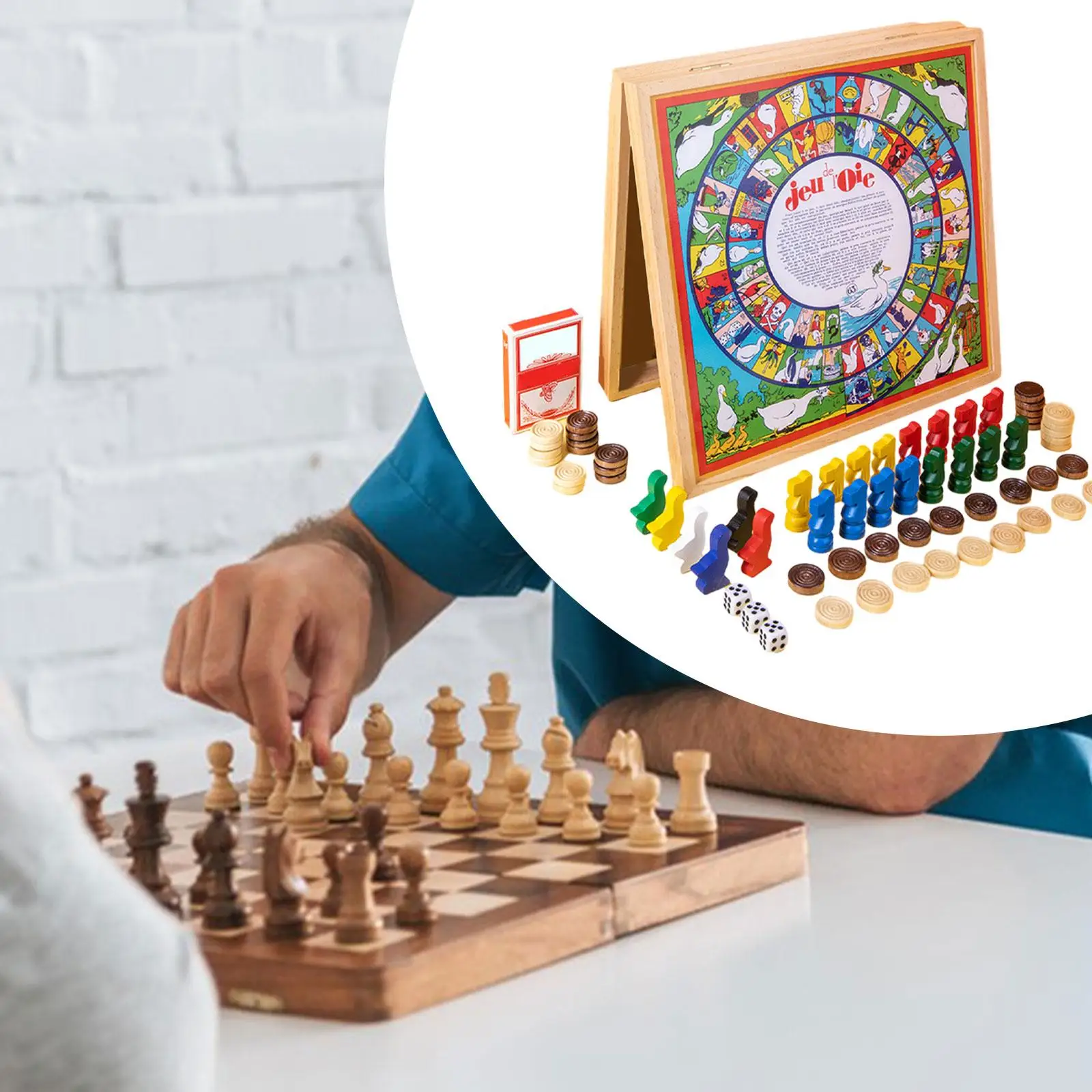 

4 in1 Games Set Strategy Nine Men's Morris Game for Kids and Adults Travel