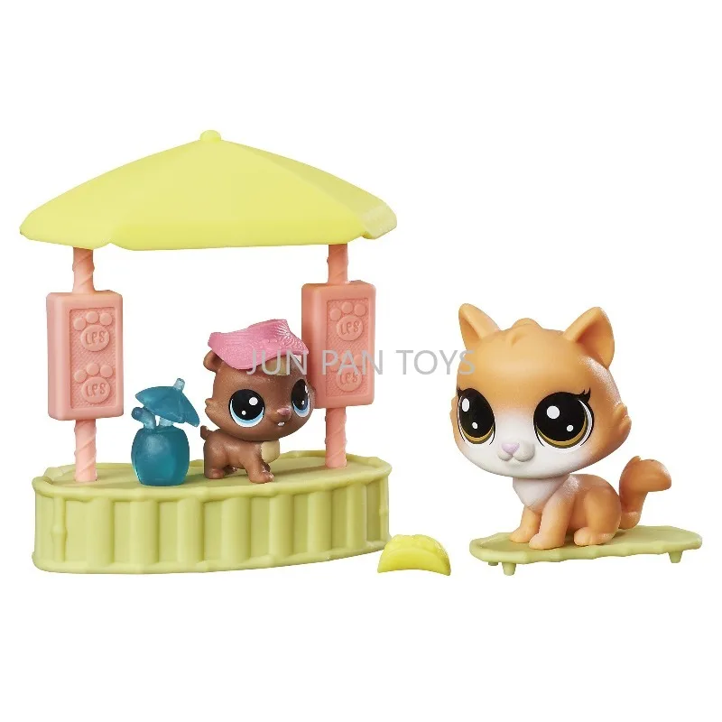 Original Littlest Pet Shop Digital Virtual Pet Handheld LCD Game Interactive Electronic Toy Kids Mini Collectible Cartoon Animal