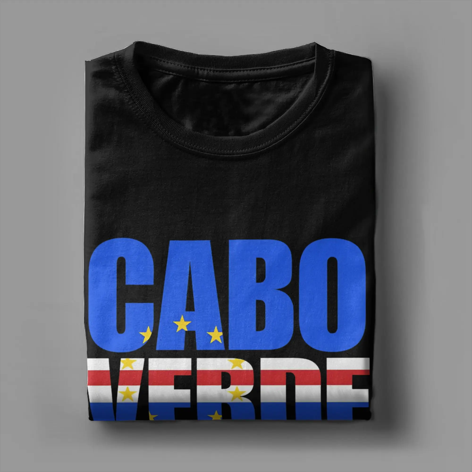 Cabo Verde Country T-Shirt  Harajuku T Shirts Short Sleeve Streetwear Tops Summer Pure Cotton 4XL 5XL 6XL Tees