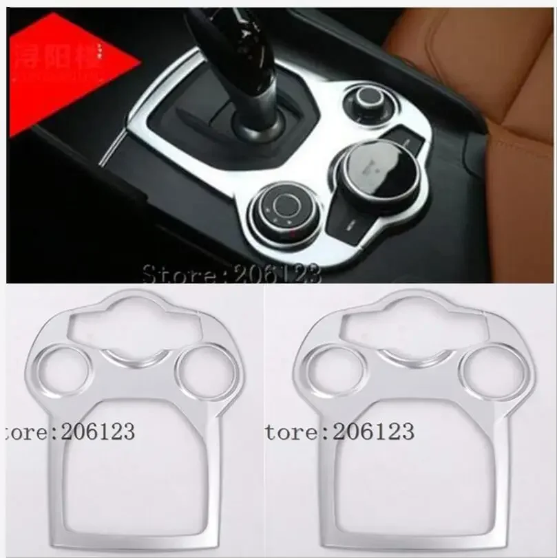 

ABS Chrome Car Gear Paddle Panel Cover DSG Sticker Car styling For Alfa Romeo Giulia Stelvio 2017 2018 2019 accessories