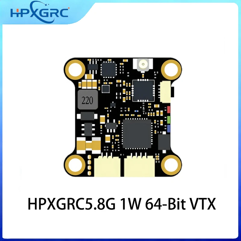 

HPXGRC 5.8GHz 1W 64-Bit FPV VTX - Stable Signal, Strong Penetration for RC Drones
