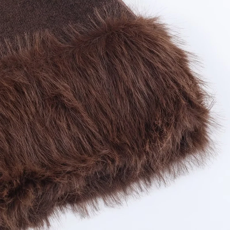 Outono o pescoço manga curta pele artificial retalhos de malha mini vestidos femininos magro festa vestido de noite feminino sexy wear 2025