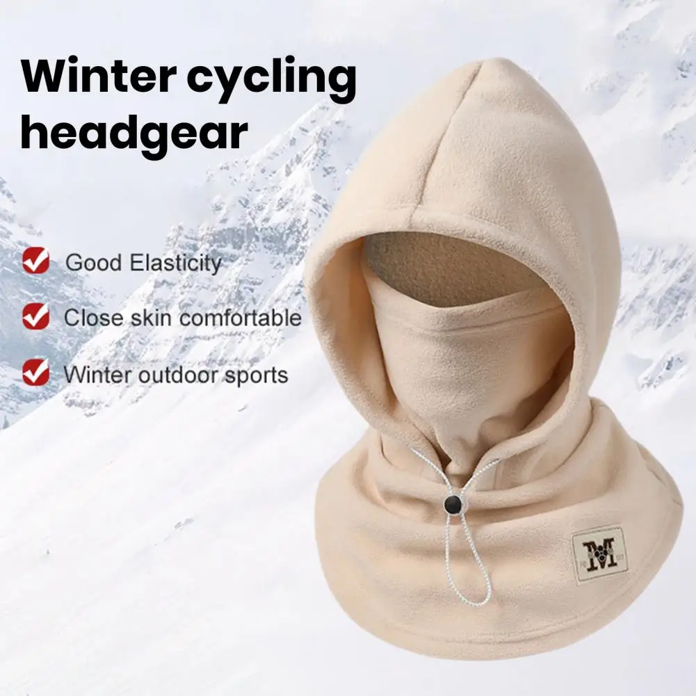 Cozy Fleece Balaclava for Days Fleece Lined Balaclava for Men Women Windproof Winter Ski Face Cushion for Weather Cycling