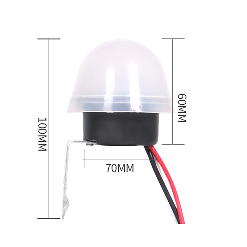 AS-20 DC 12V AC 110V 220V 10A Waterproof Sensitive Auto Photo Switch On/Off Photocell Street LED Light Switch Sensor Switch Tool