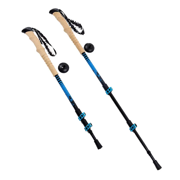 

Складная алюминиевая трость для альпинизма по снегу, походные палки для скандинавской ходьбы, многофункциональные сверхлегкие треккинговые палки