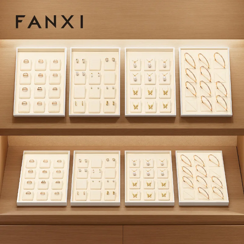 High-end Jewelry: Rings Necklaces Trays Earrings Bracelets Are Displayed Trays Counter Exclusive Use Home Decor Plateaux ZY40TP