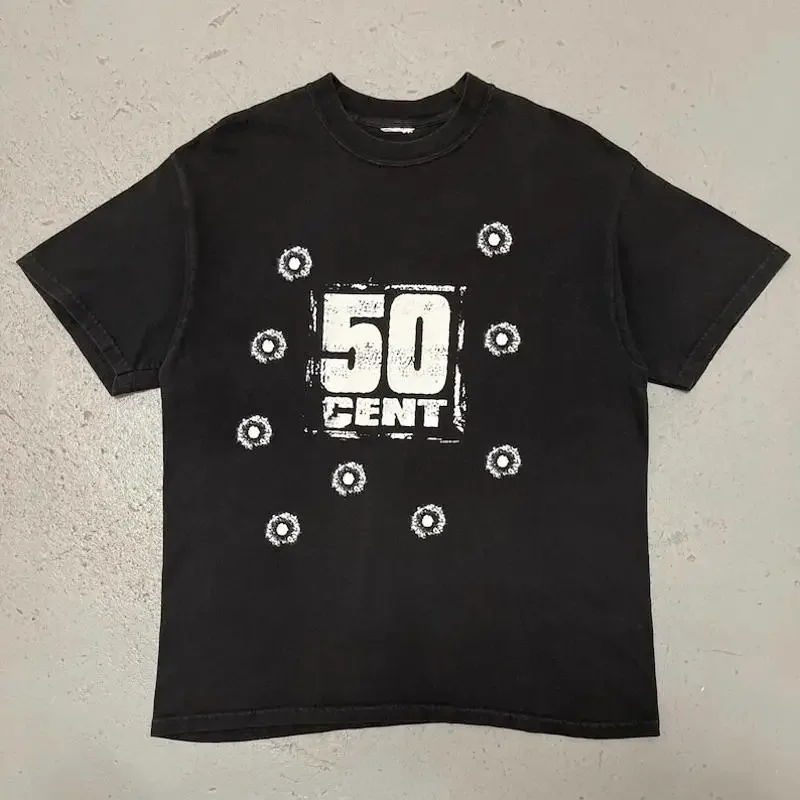 Vintage 2003 50 Cent Get Rich Or Die Tryin Rare Hip Hop Rap T Shirt XL
